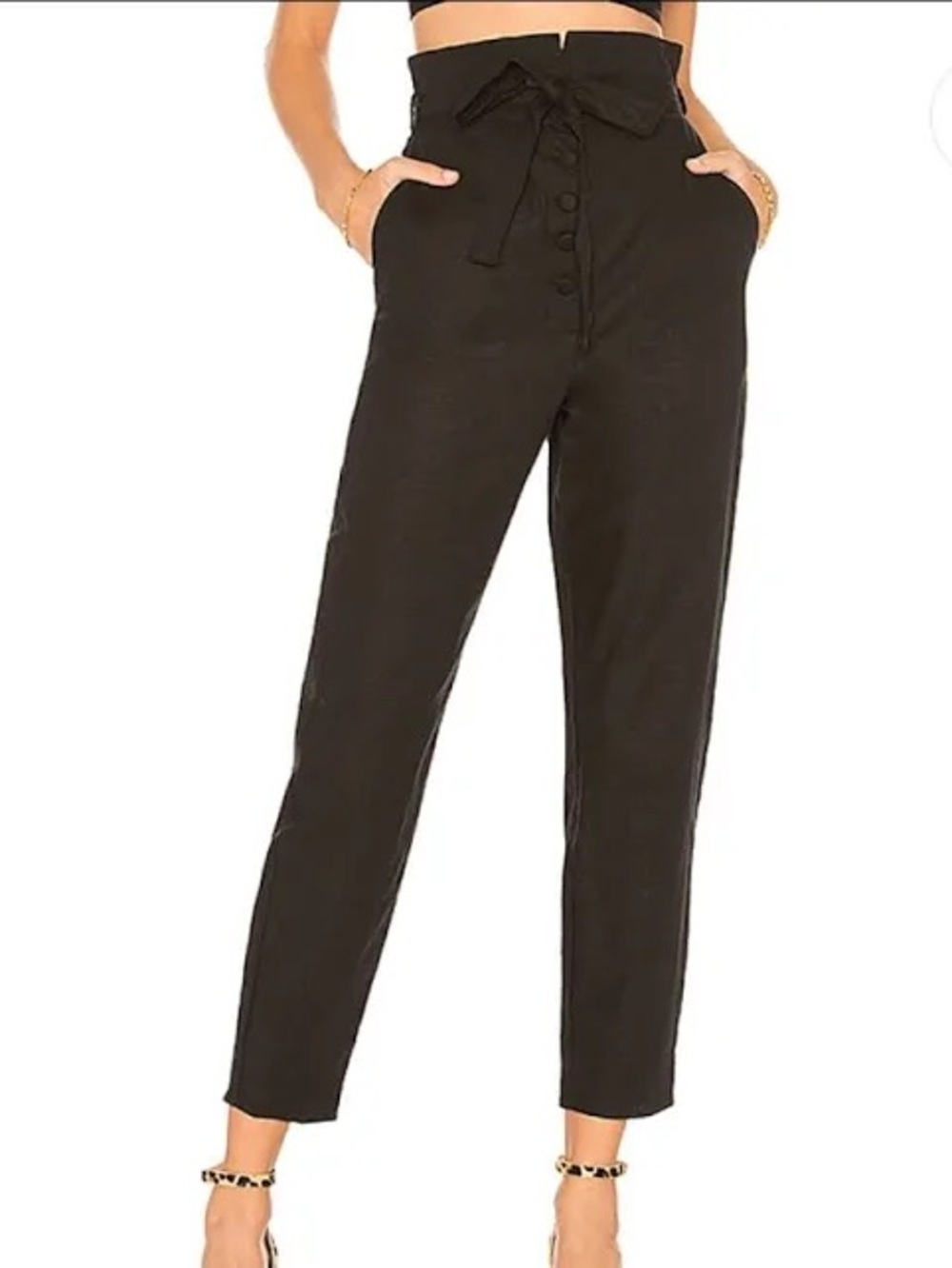 Lovers & Friends Calvin linen blend pants